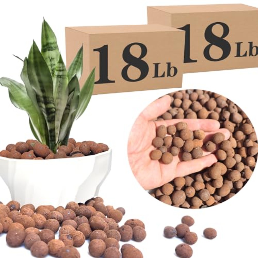 Clay Pebble Growing - Voulosimi Tonkugeln Hydroponische Steine Organisches Keramsit-Wachstumsmedium