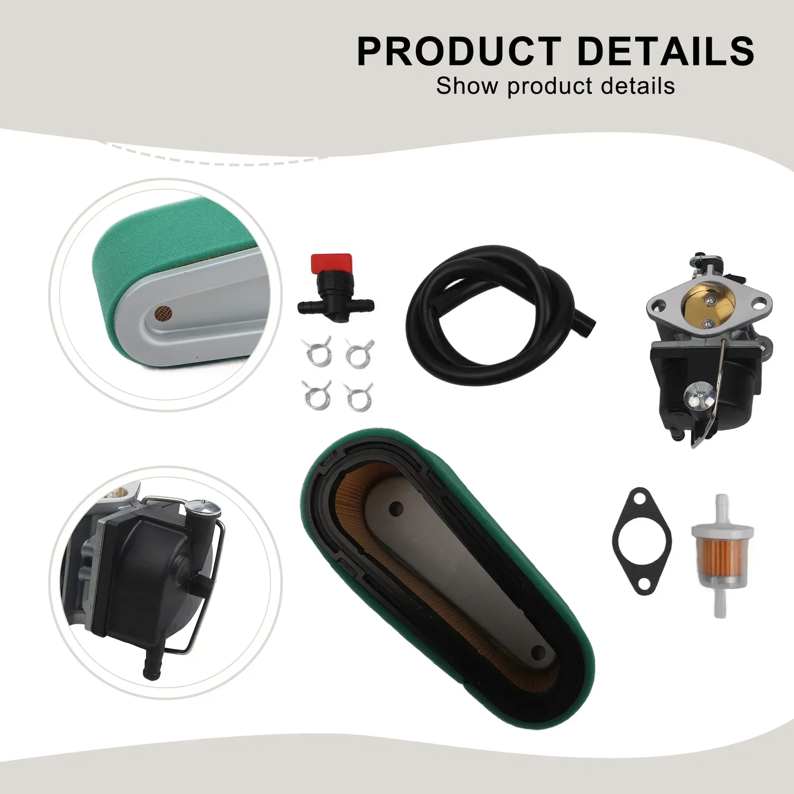 Carbon Filter Inline - Premium-Vergaser-Kit für OHV125 OHV130 OHV135 OHV110