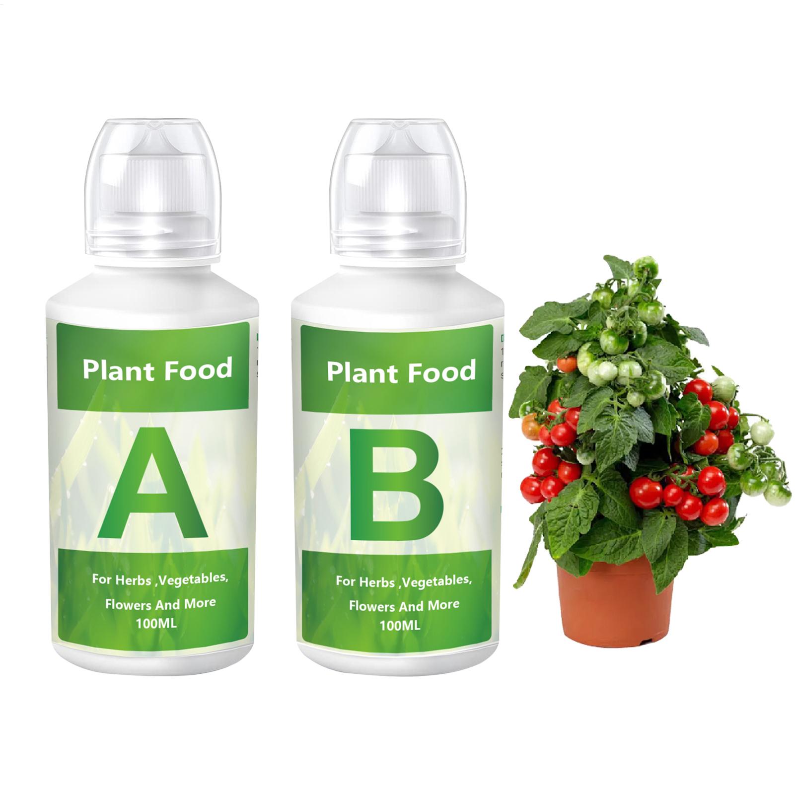 Nutrient Solution Ab - Hydroponische Nährstoffe Düngemittel AB-Lösungsset Hydroponischer Garten-Pflanzenvorrat
