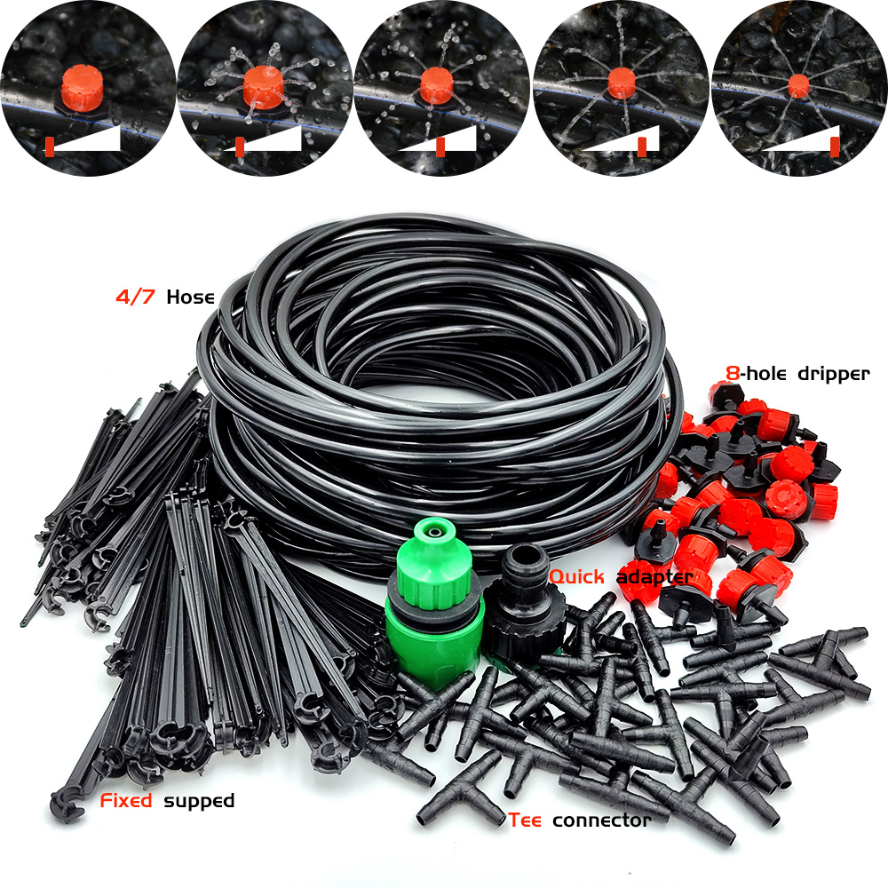 Urban Farming System - Gewächshaus 15m-30m DIY Tropf bewässerungs system