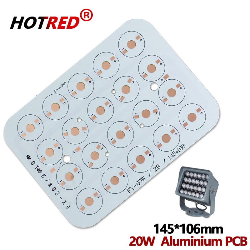 Flood Tray Table - LED-Aluminium-Leiterplatten-Grundplatte/Substrat für 1W 3W 3535 XPE