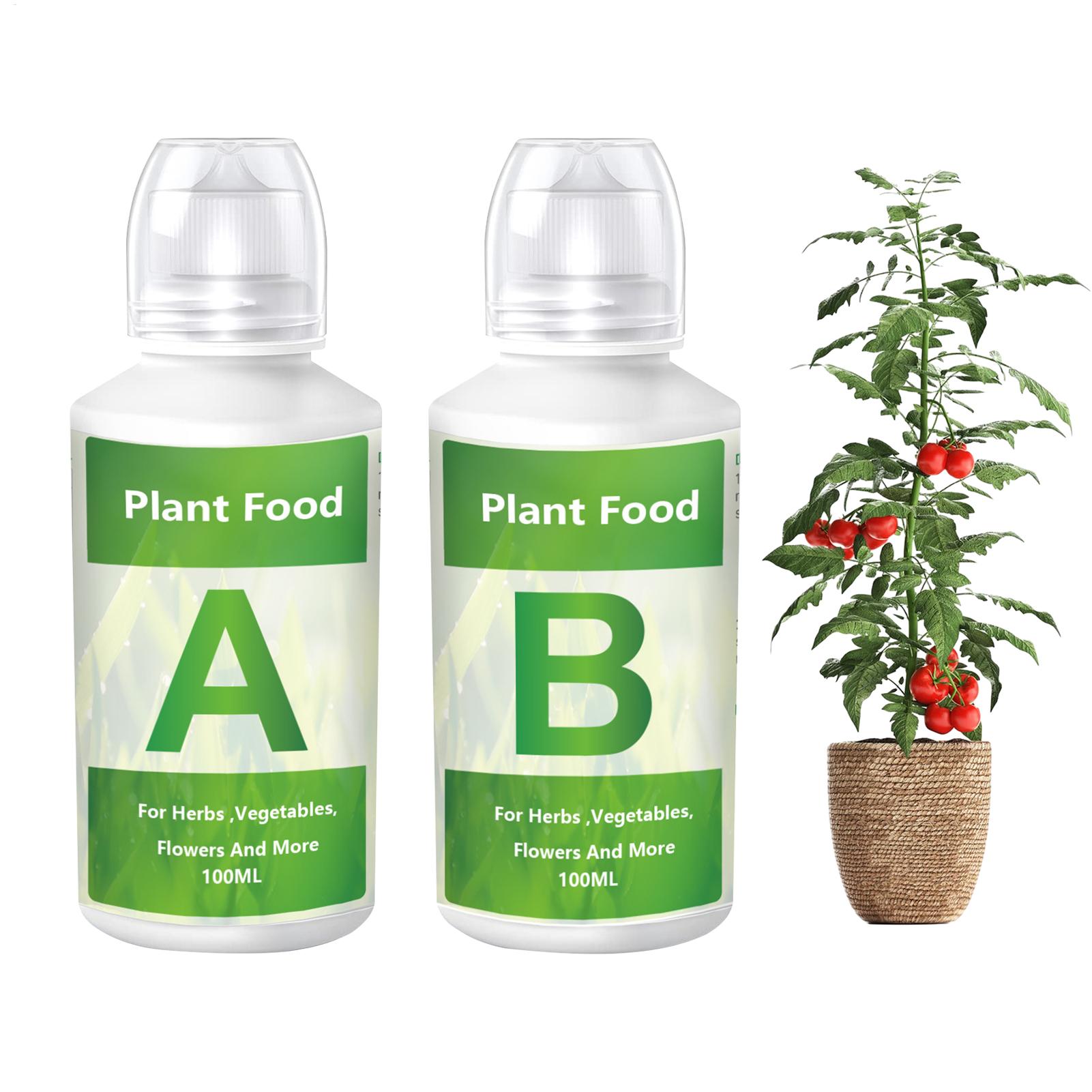 Nutrient Solution Ab - Hydroponische Nährstoffe Düngemittel AB-Lösungsset Hydroponischer Garten-Pflanzenvollwertdünger