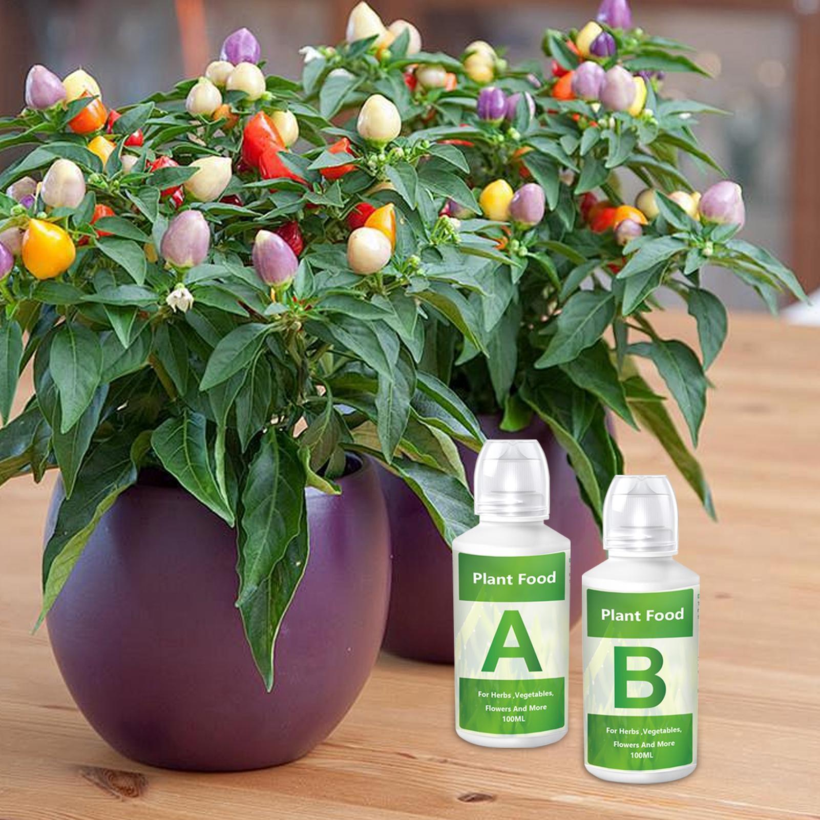Nutrient Solution Ab - Hydroponische Nährstoffe Dünger AB-Lösungsset Hydroponischer Garten-Pflanzendünger