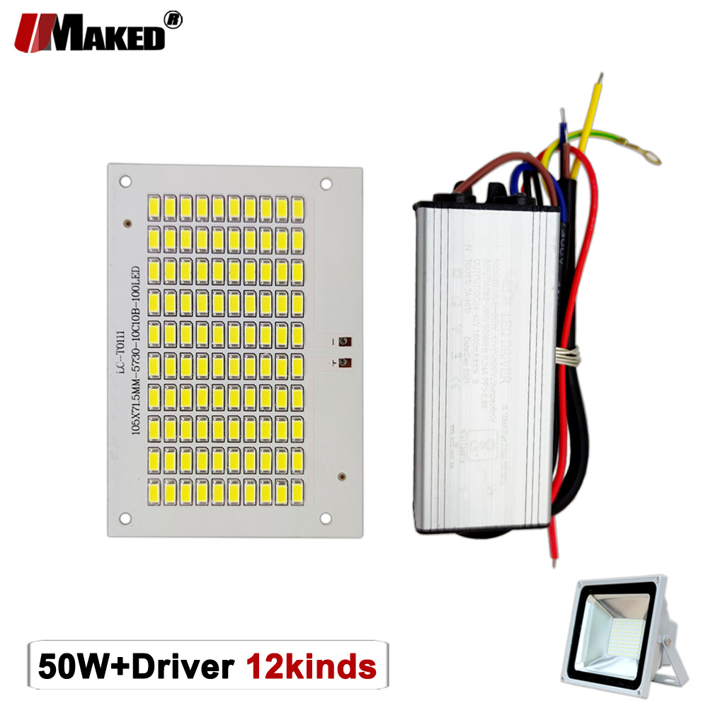 Flood Tray Table - 50W LED PCB + Fahrer Flutlicht
