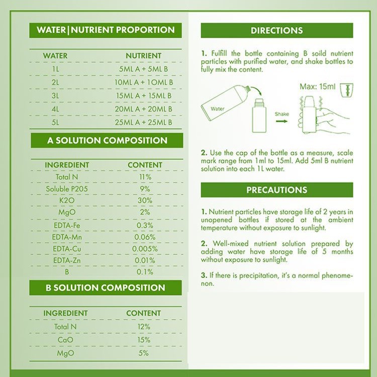 Hydroponische Nährlösung, geei – Nutrient Solution Ab Bewertung und Preis