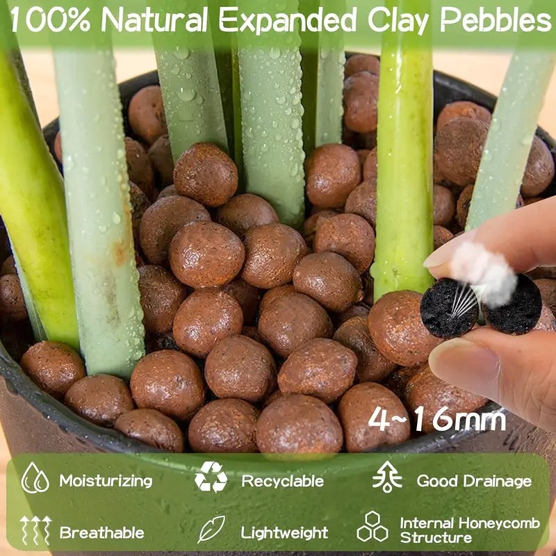 1 Pfund wiederverwendbare Hydr – Clay Pebble Growing Bewertung und Preis