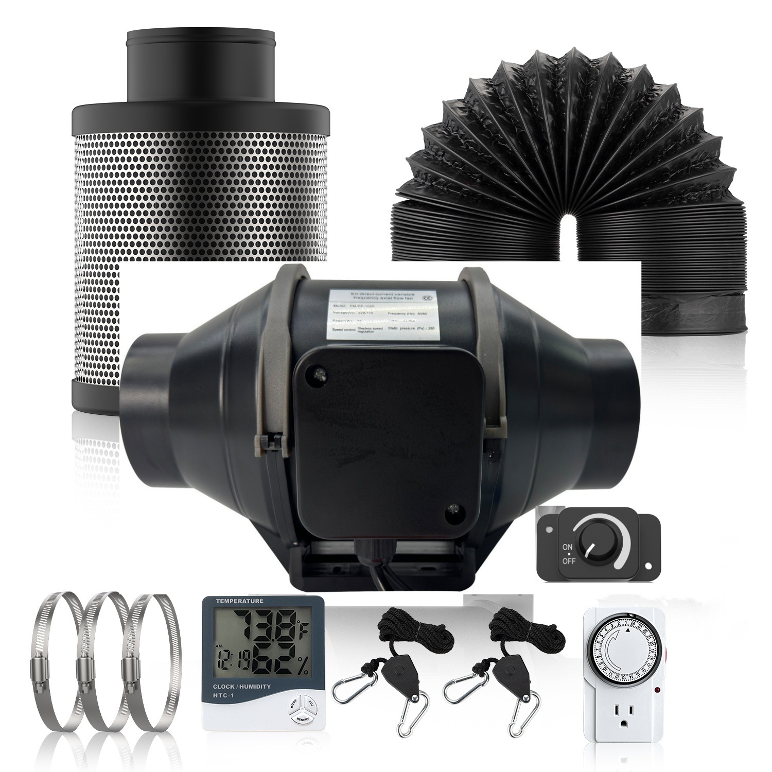 4-Zoll-Smart-Inline-Kanalventi – Carbon Filter Inline Bewertung und Preis
