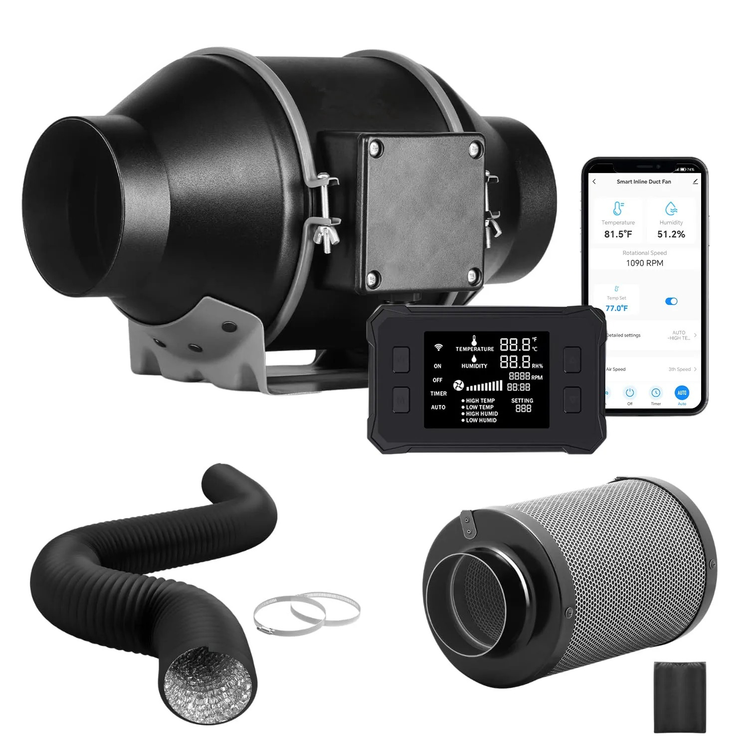 Anwendbar auf BAVA 4 Zoll Umwe – Carbon Filter Inline Bewertung und Preis