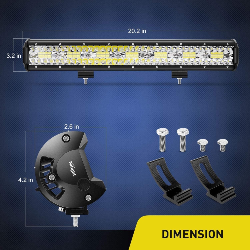 Nilight 20' Kombi-LED-Lichtlei – Flood Tray Table Bewertung und Preis