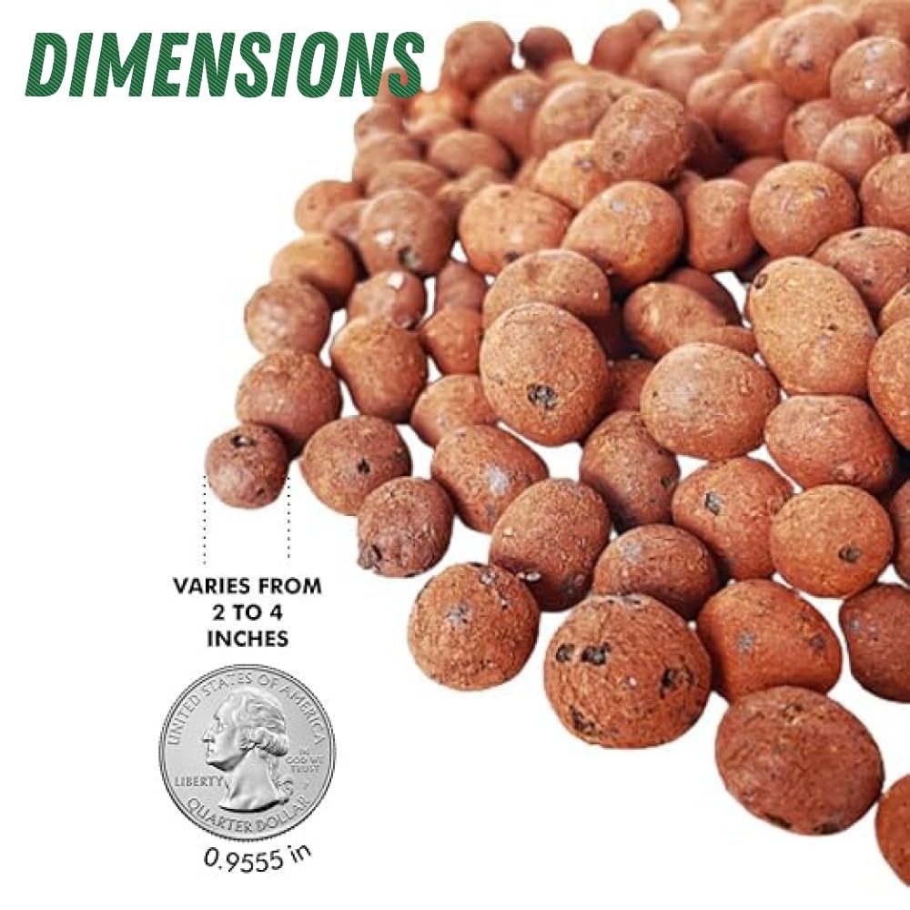 US-Versand Expandierte Tonküge – Clay Pebble Growing Bewertung und Preis