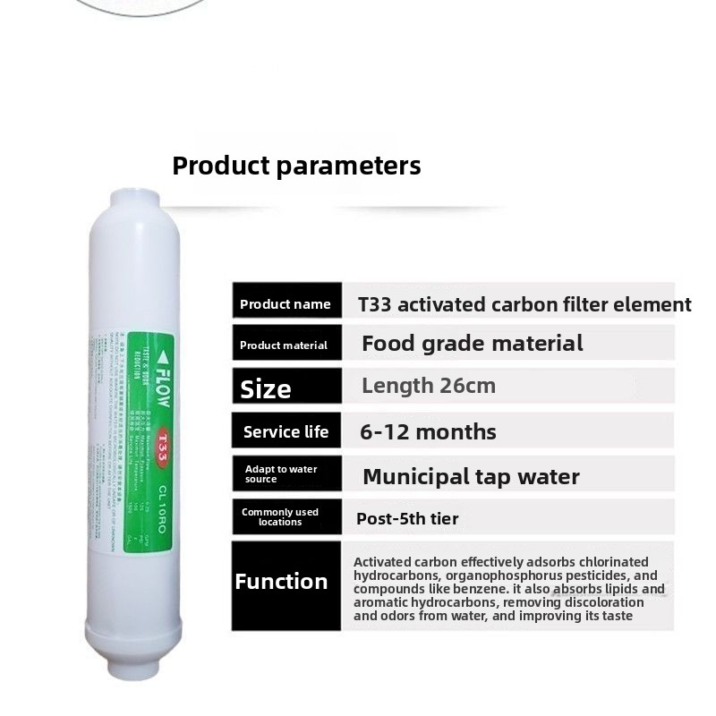 T33 Aktivkohle-Filterpatrone m – Carbon Filter Inline Bewertung und Preis