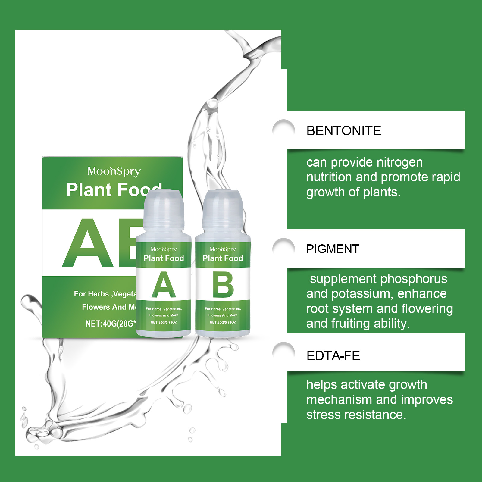 MoonSpry Hydroponic Nutrient S – Nutrient Solution Ab Bewertung und Preis