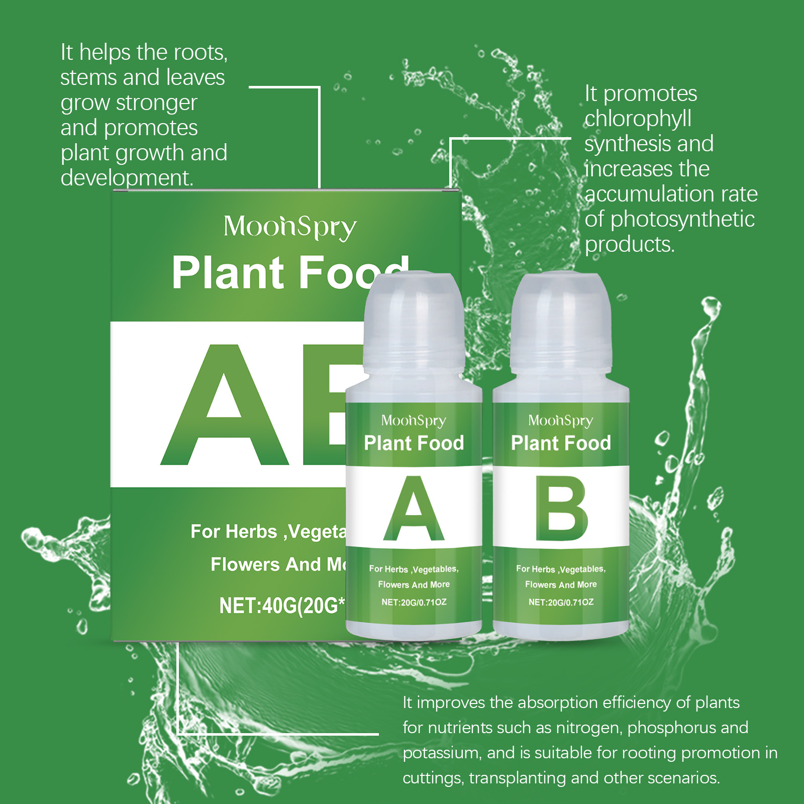 MoonSpry Hydroponic Nutrient S – Nutrient Solution Ab Bewertung und Preis