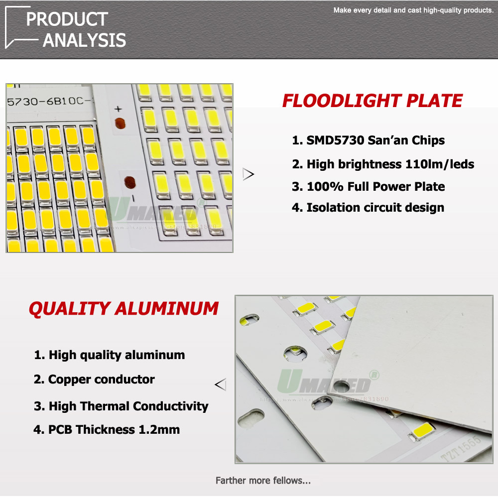 50W LED PCB + Fahrer Flutlicht – Flood Tray Table Bewertung und Preis